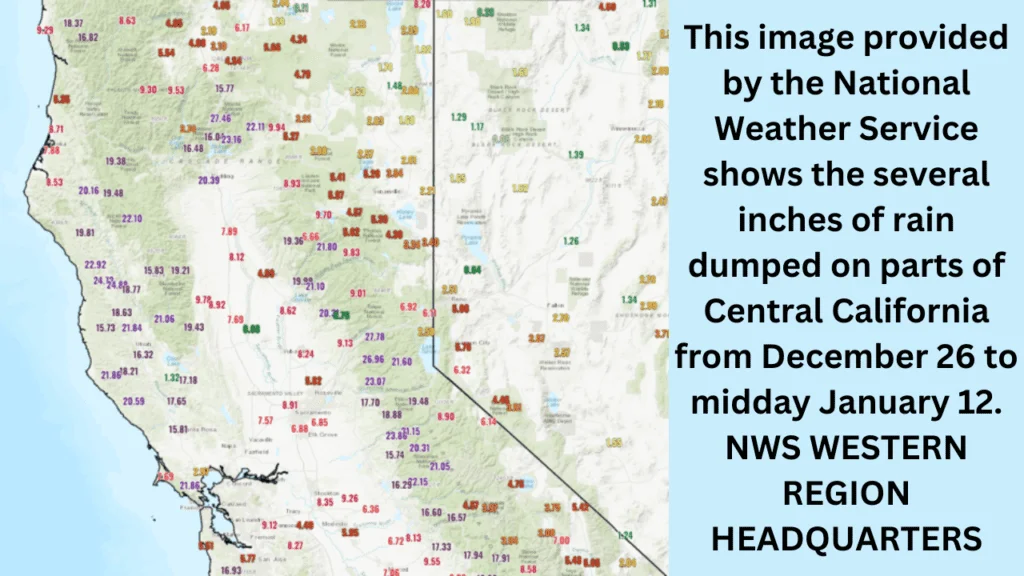 Storms this severe have prompted a flood watch for practically the whole state of California.