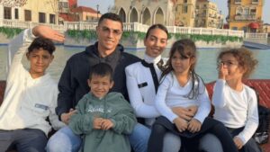 Cristiano Ronaldo's family had their first look at life in Saudi Arabia following their mega-money relocation.