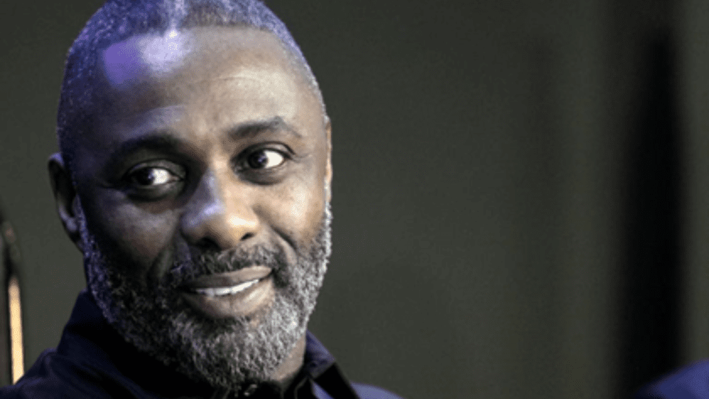 On Tuesday, January 17, 2023, actor Idris Elba goes to a meeting at the World Economic Forum in Davos, Switzerland. From January 16 to 20, 2023, the World Economic Forum will hold its annual meeting in Davos. (AP Photo/Markus Schreiber)