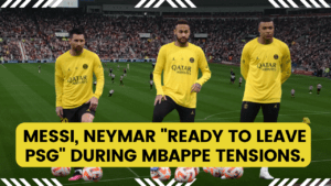 Messi, Neymar ready to leave PSG during Mbappe tensions.