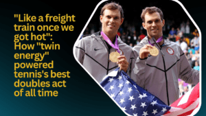 Like a freight train once we got hot How twin energy powered tennis's best doubles act of all time.