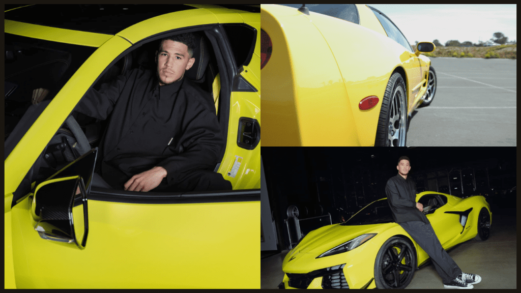 Devin Booker -Chevrolet Corvette Z06.