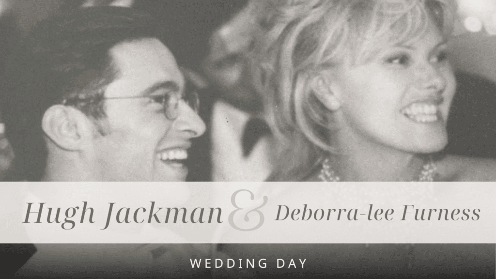 Hugh Jackman and Deborra-lee Furness get married on April 11, 1996