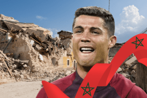 Ronaldo's Humanitarian Gesture Providing Shelter in Morocco.