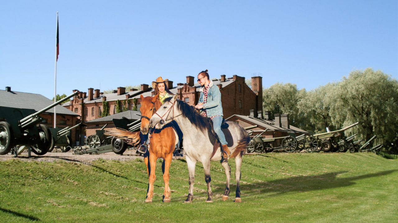 Visitors enjoying various activities at Fort Sill