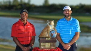 Hero is captured by Scheffler, and Tiger leaves feeling good.