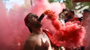 Police warn football fans about possible crowd trouble before the important Euro 2024 play-off final.