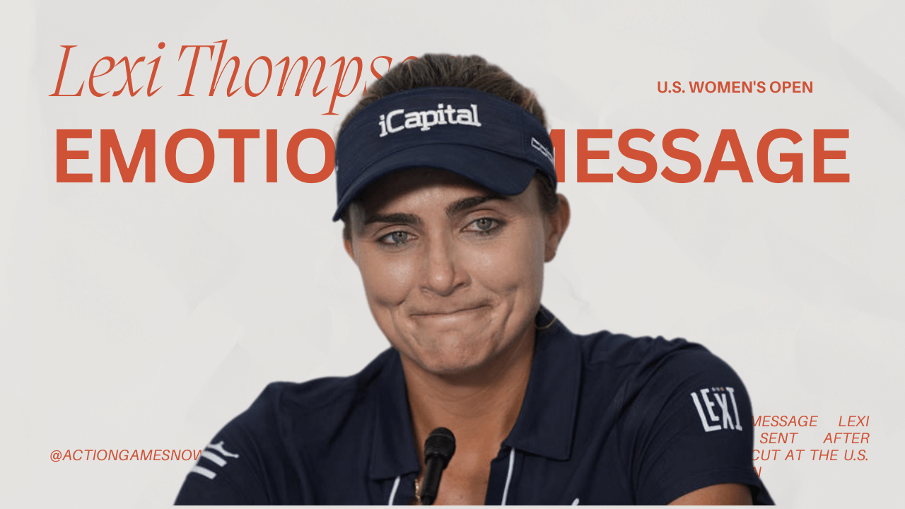 The sad message Lexi Thompson sent after missing the cut at the U.S. Women's Open