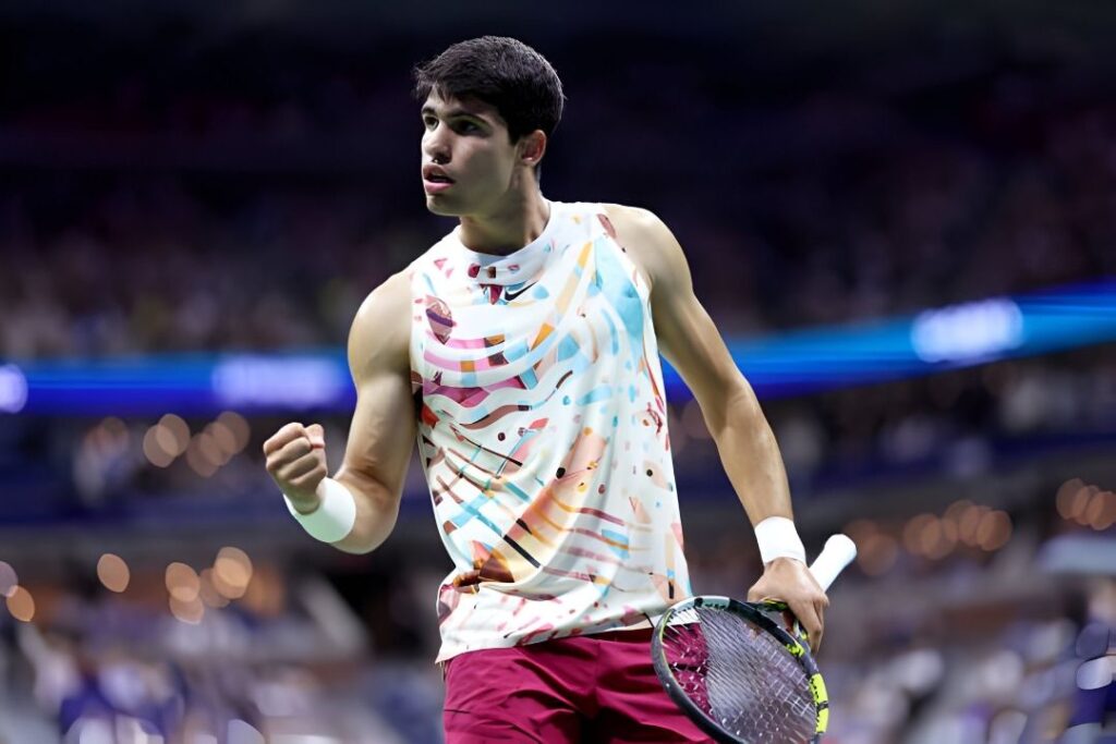 Alcaraz is the best male tennis player right now. (Image: Getty Images)