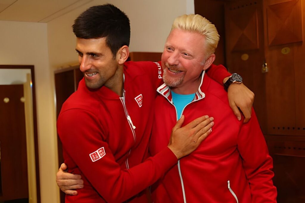 Boris Becker says Novak Djokovic is the "clear favorite" to overcome Carlos Alcaraz and win the Paris Olympics men's singles gold. (Image: Getty Images)