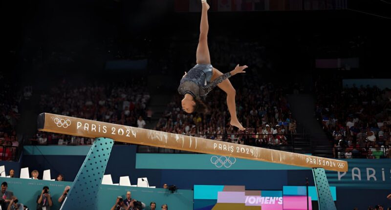 Hezly Rivera, a gymnast, was taken out of the Olympics team final (Image: Actiongames Now)