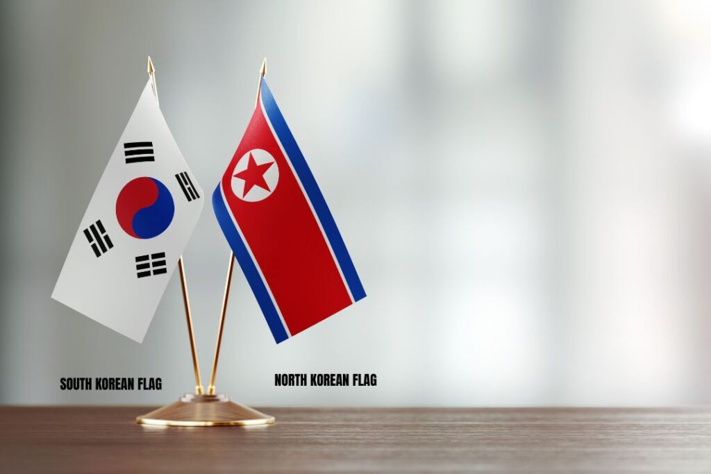 Country Flag South Korean  and North Korean  (Image: Actiongames Now)