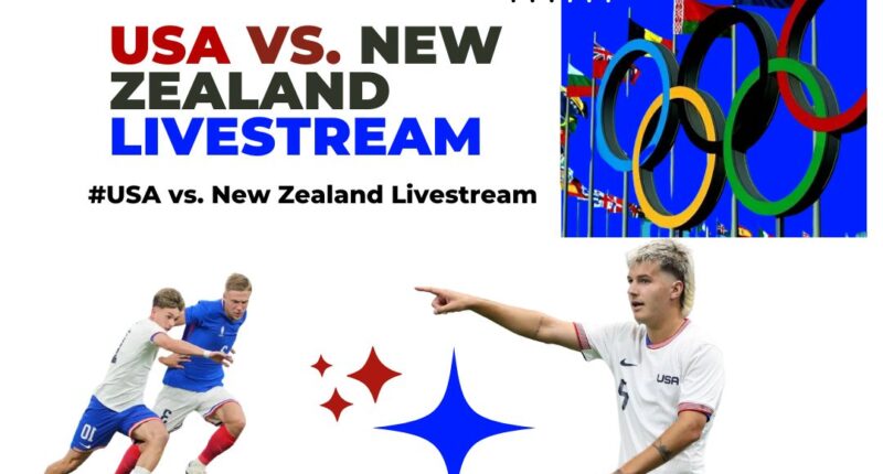 How to Livestream the USA vs. New Zealand Soccer Game at the Olympics. © Actiongames Now (AGN)