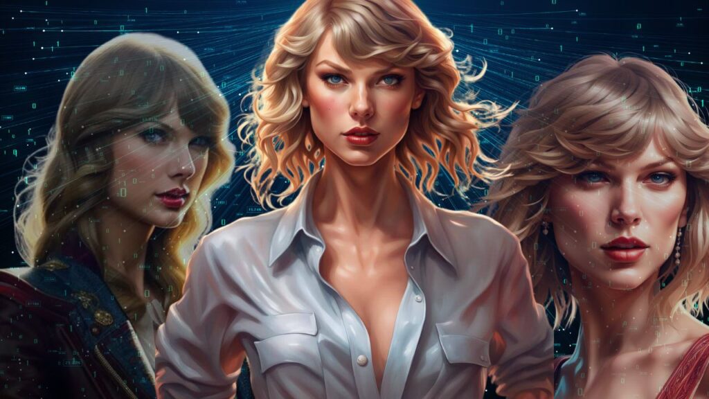 Taylor Swift AI pictures.