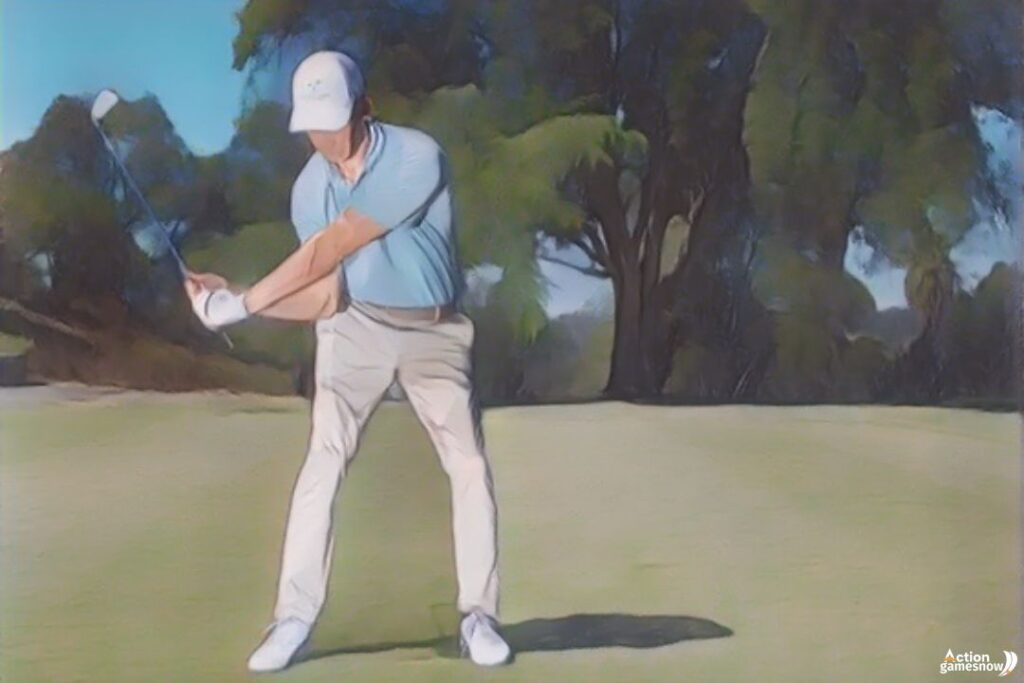 The right way to stand and balance in Golf. © Actiongames Now (AGN)