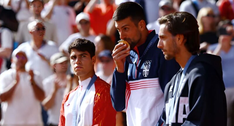 NOVAK DJOKOVIC, GOLD MEDALIST IN PARIS 2024, WANTS TO BE IN LA 2028 I'D LOVE TO PLAY.