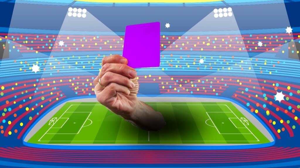 Purple Card in soccer