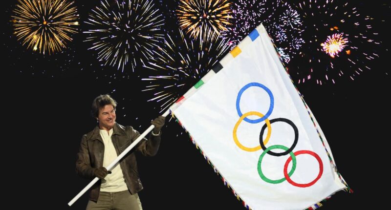 Tom Cruise brings Hollywood magic to the end of the Paris Olympics.