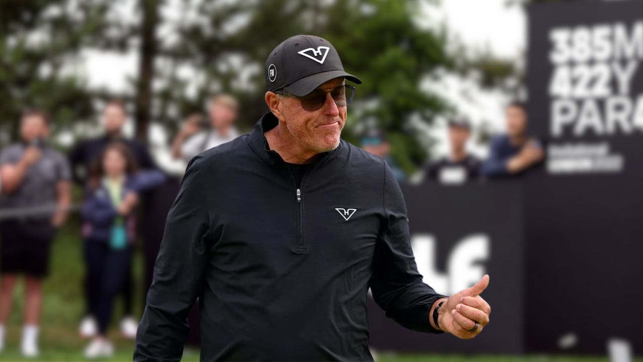 Phil Mickelson celebrates his third-place finish at LIV Golf Hong Kong, marking his best performance in LIV Golf history as he aims for another major championship.